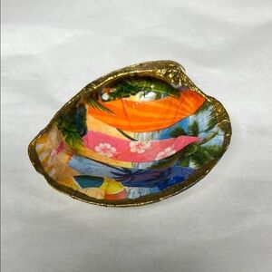 Hand Crafted Surf Boards Trinket Shell Dish